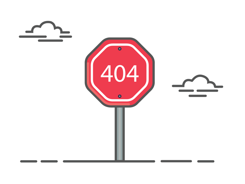 404 - Här var det tomt