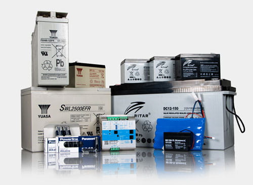 Gruppbild stationära batterier