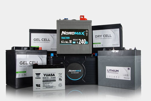 Gruppbild traktionära batterier