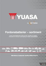 Katalog Yuasa fordonsbatterier 2024