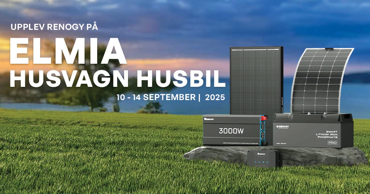 Renogy Elmia Husvagn Husbil 2025