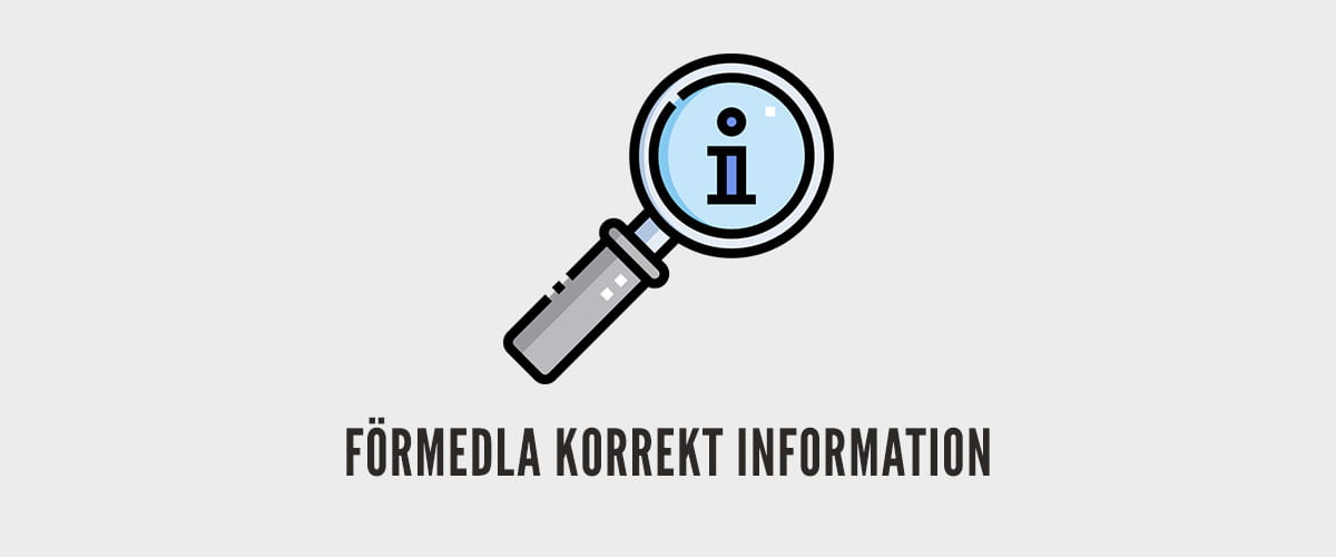 Ikon - korrekt information