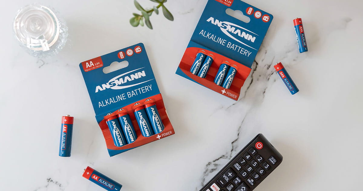 Ansmann stavbatterier alkaline
