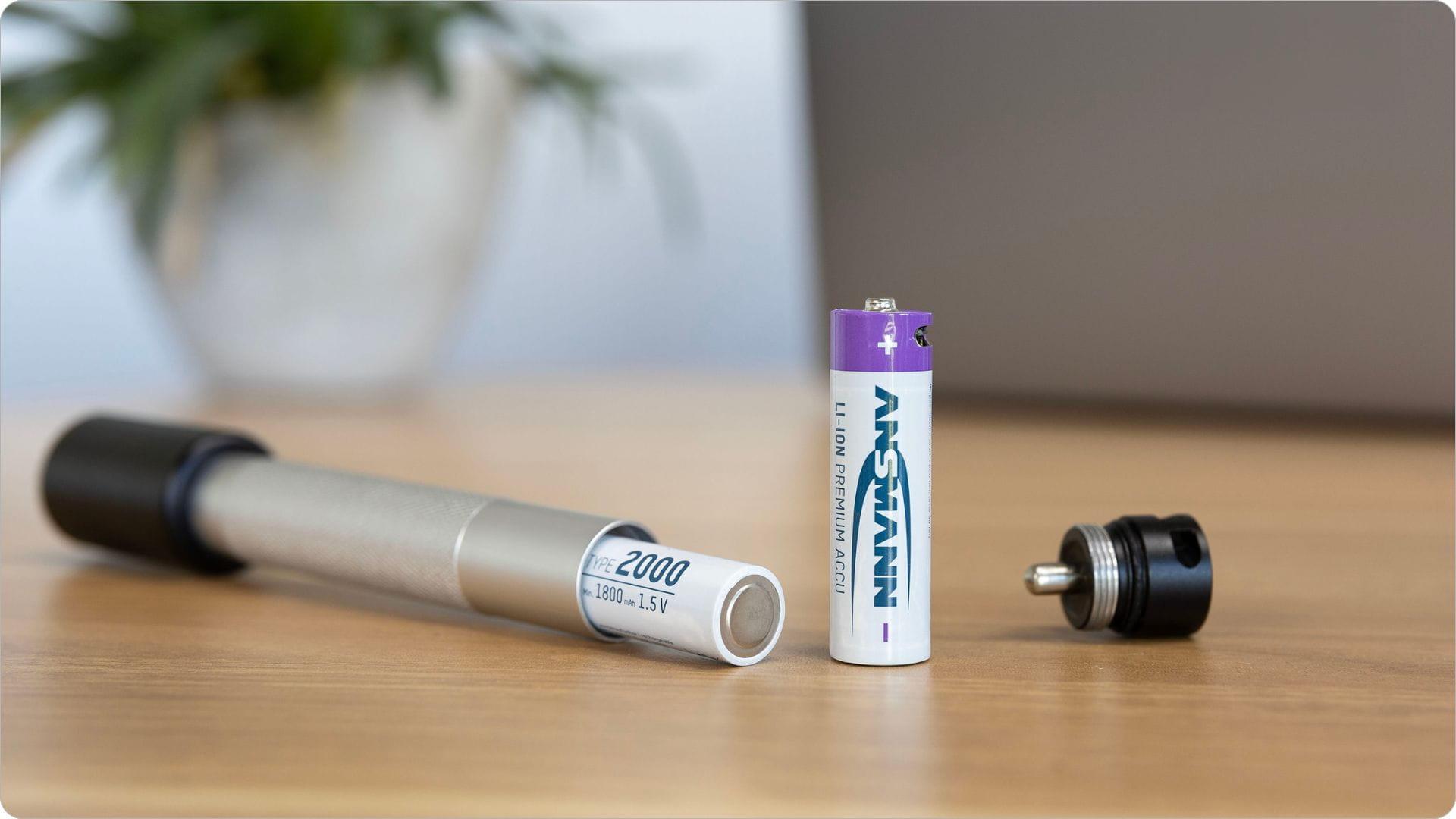 Uppladdningsbara stavbatterier från Ansmann