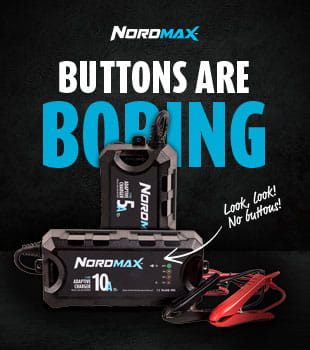 Nordmax batteriladdare - helt utan knappar!