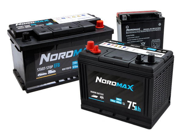 Nordmax batterier