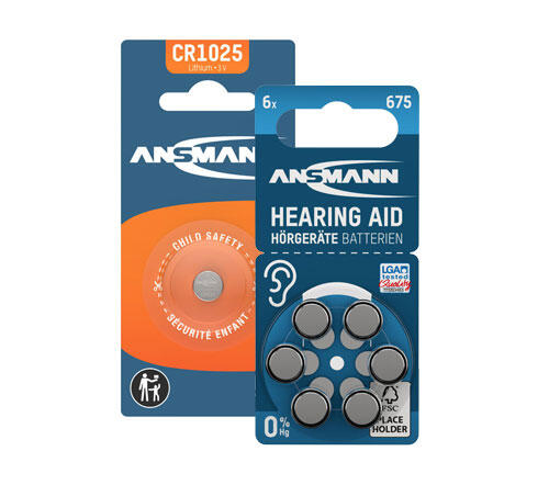 Ansmann knappcellsbatterier