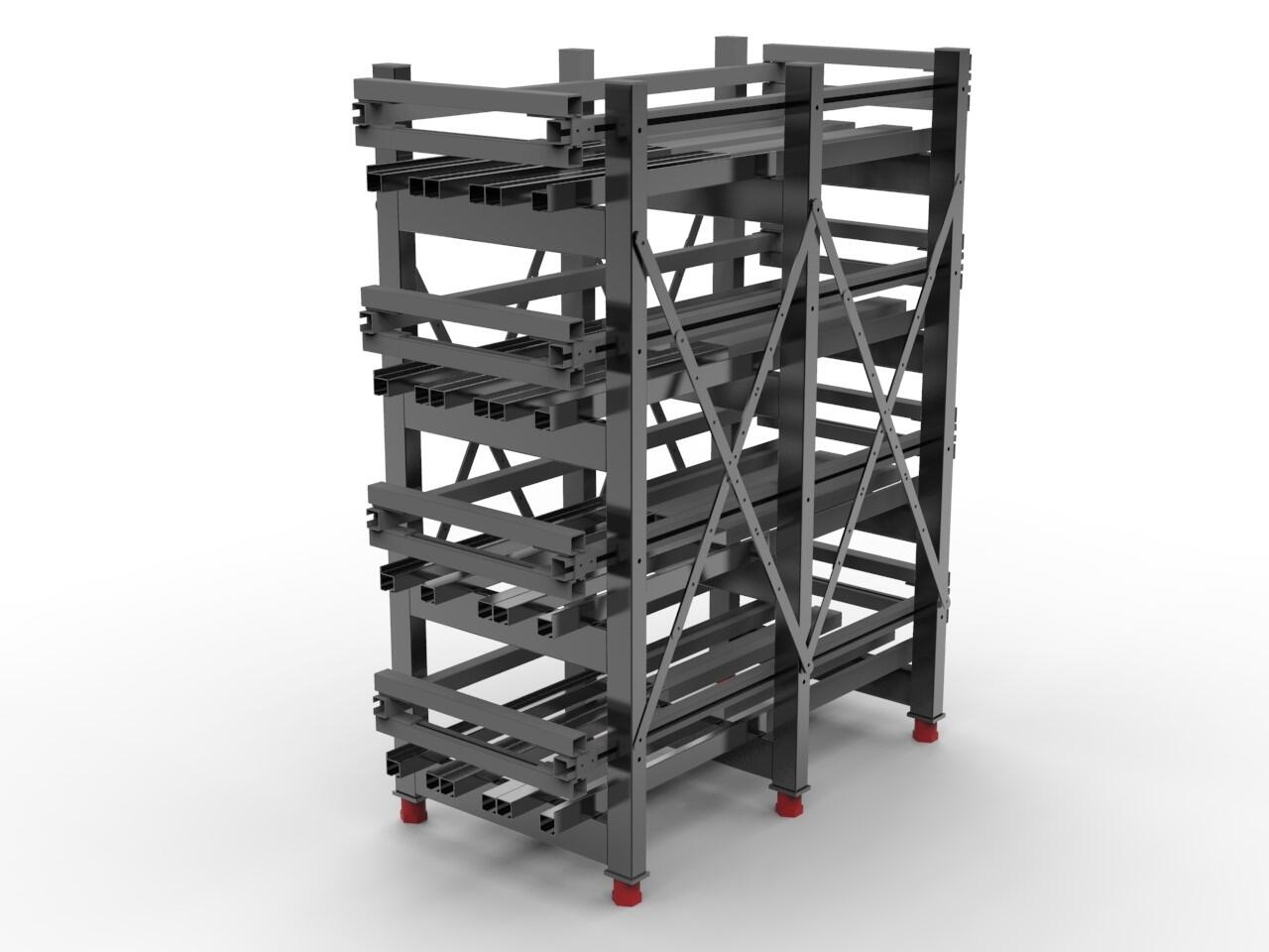 Earthquake proof battery racks