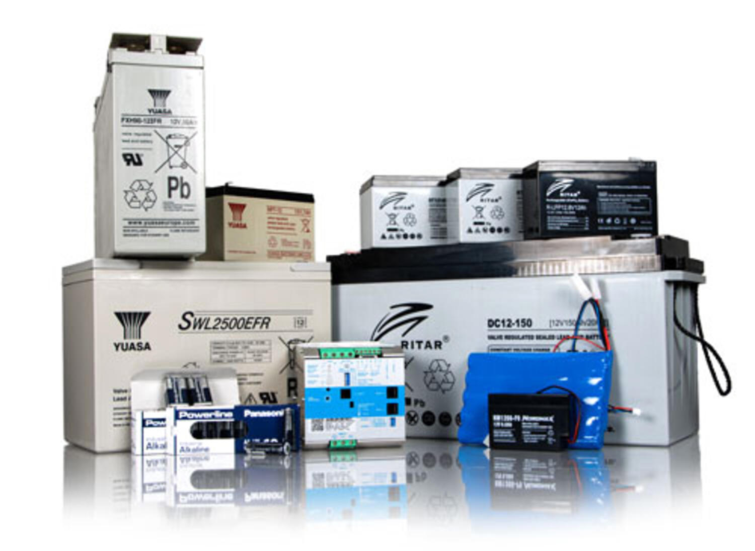 Gruppbild stationära batterier